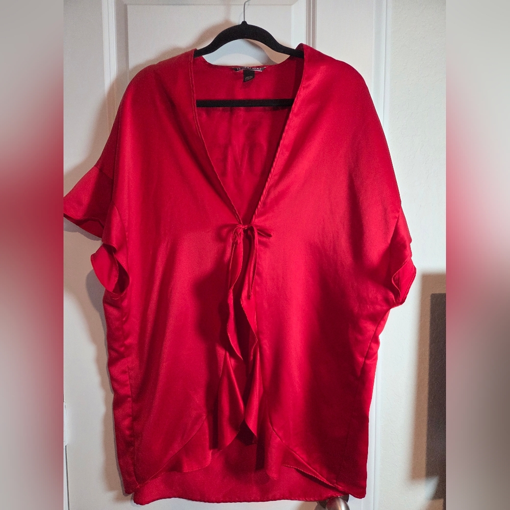VICTORIAS SECRET RED ROBE / COVER UP